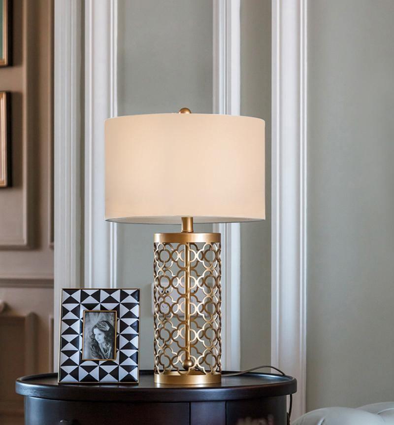 Openwork Metal Table Lamp - Vakkerlight