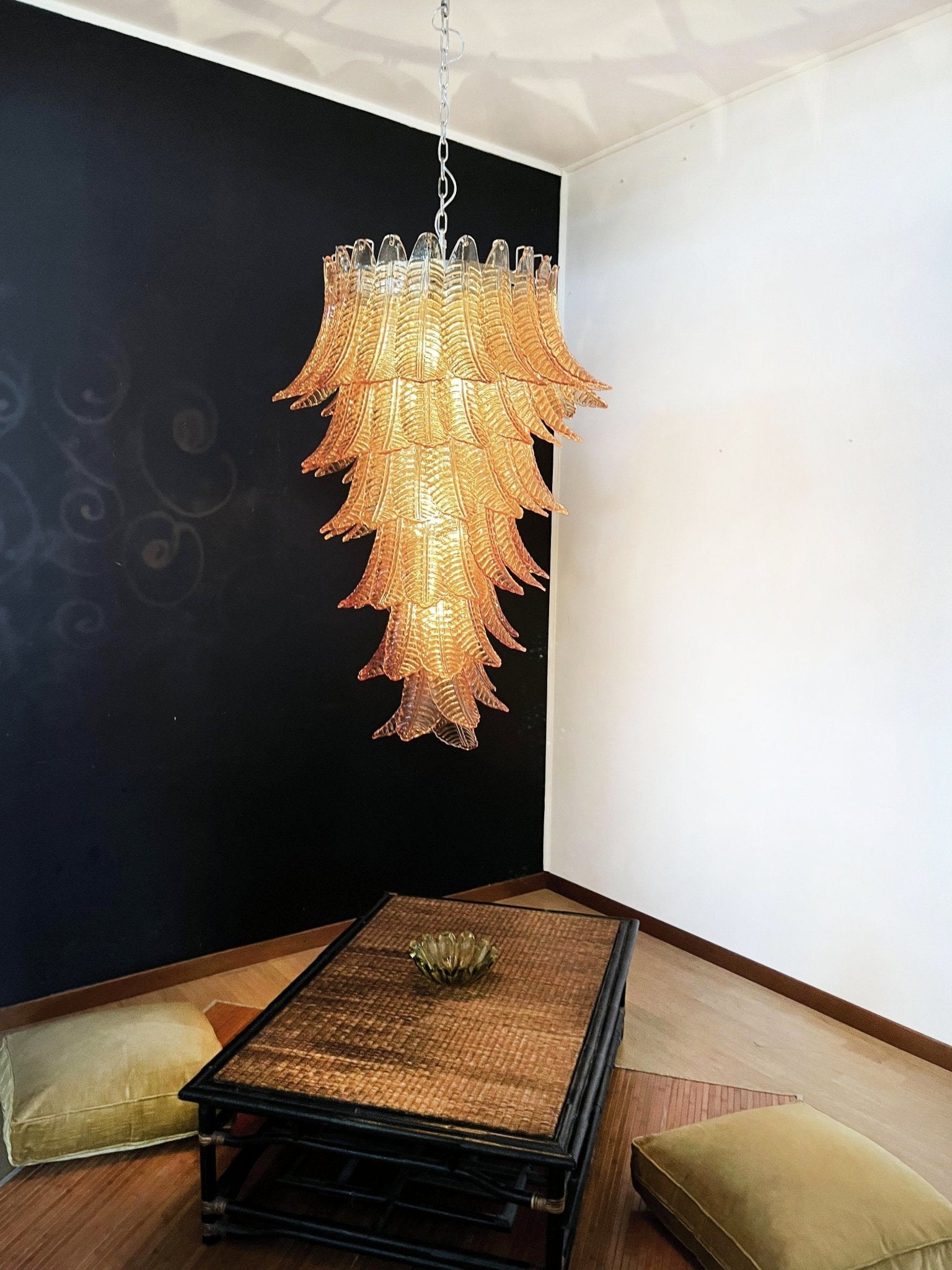 Rosalind Murano Amber Chandelier - Vakkerlight