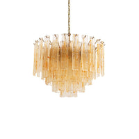 Golden Amber Murano Glass Chandelier - Vakkerlight