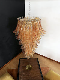 Rosalind Murano Amber Chandelier - Vakkerlight