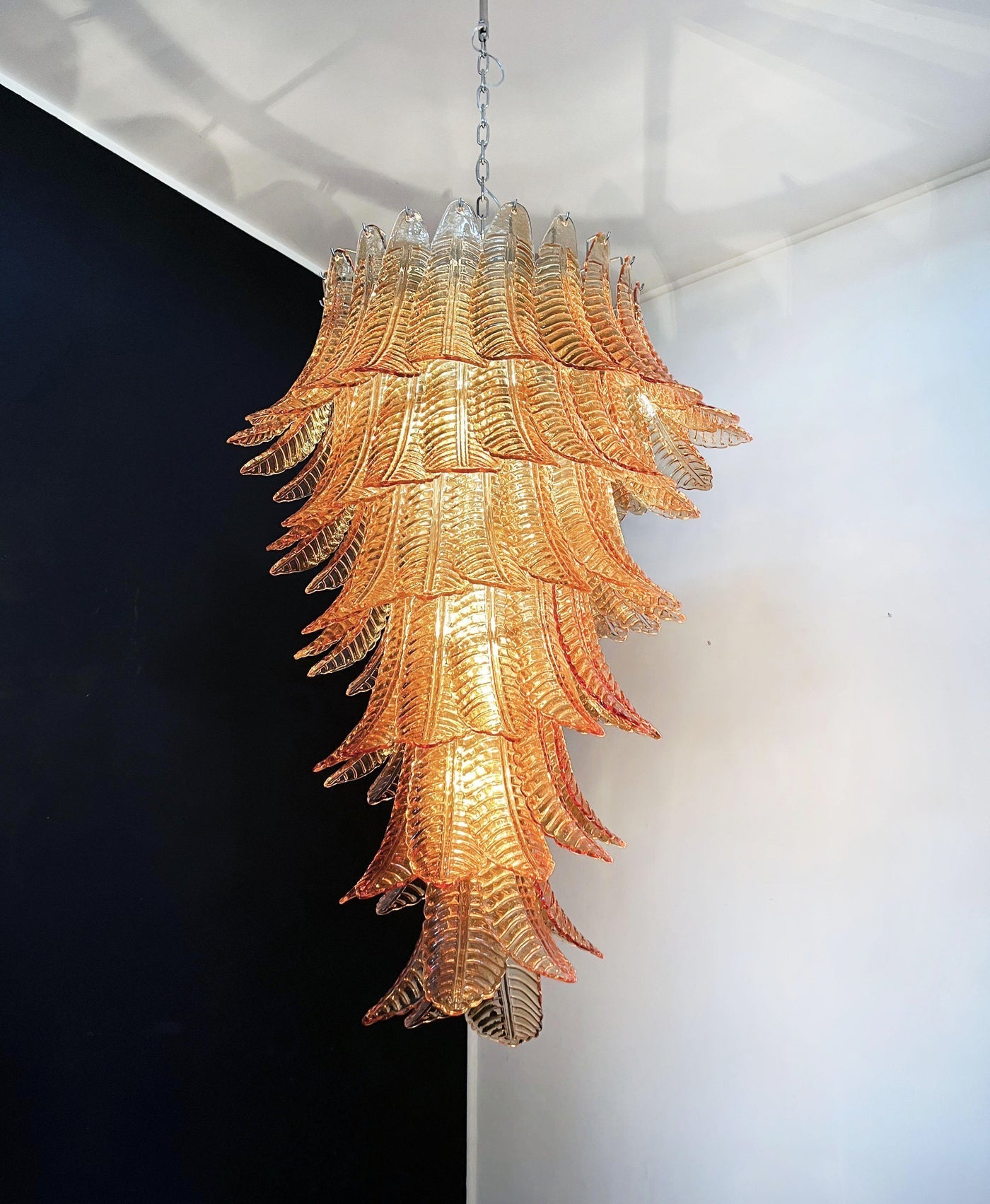 Rosalind Murano Amber Chandelier - Vakkerlight