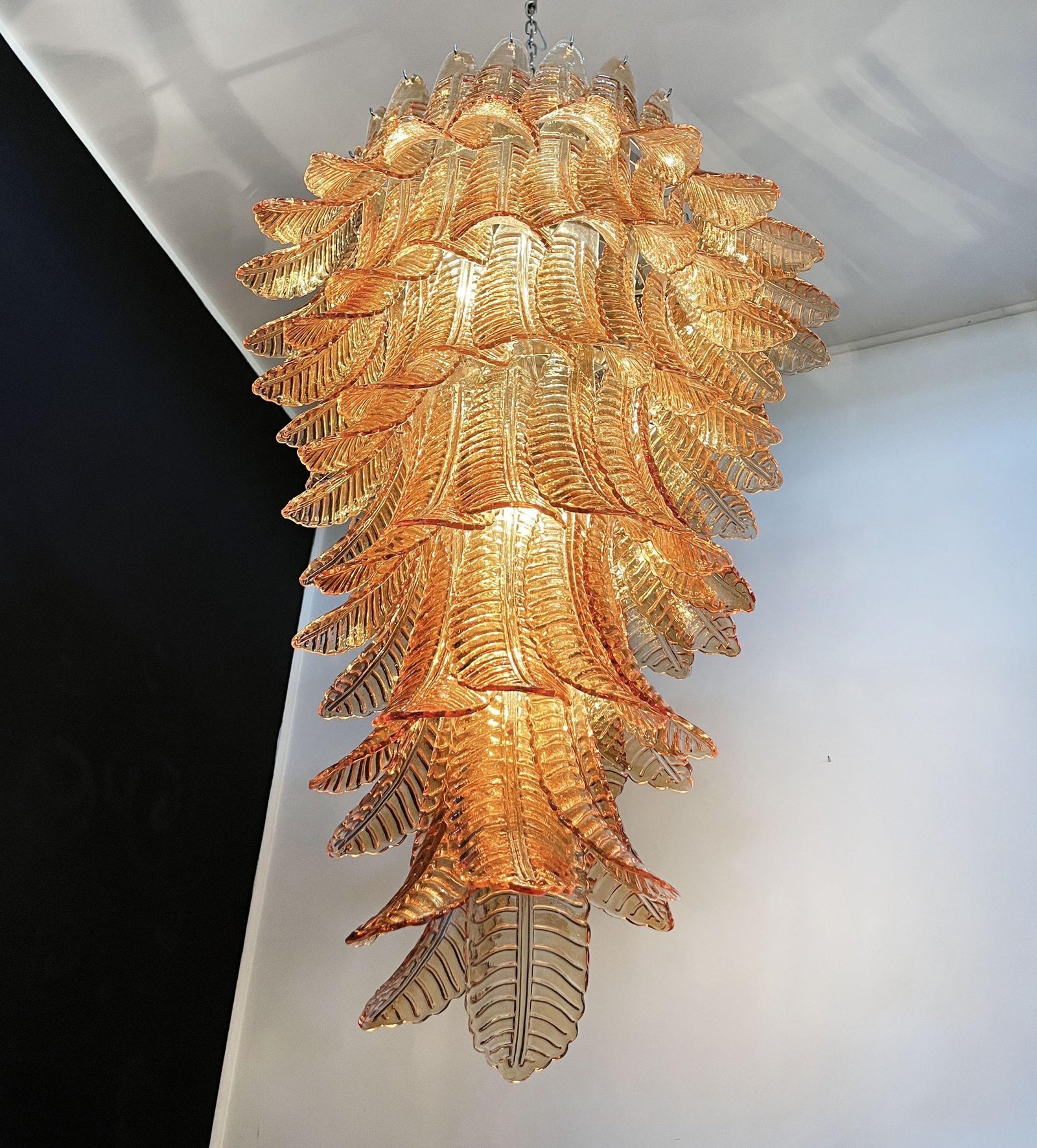 Rosalind Murano Amber Chandelier - Vakkerlight
