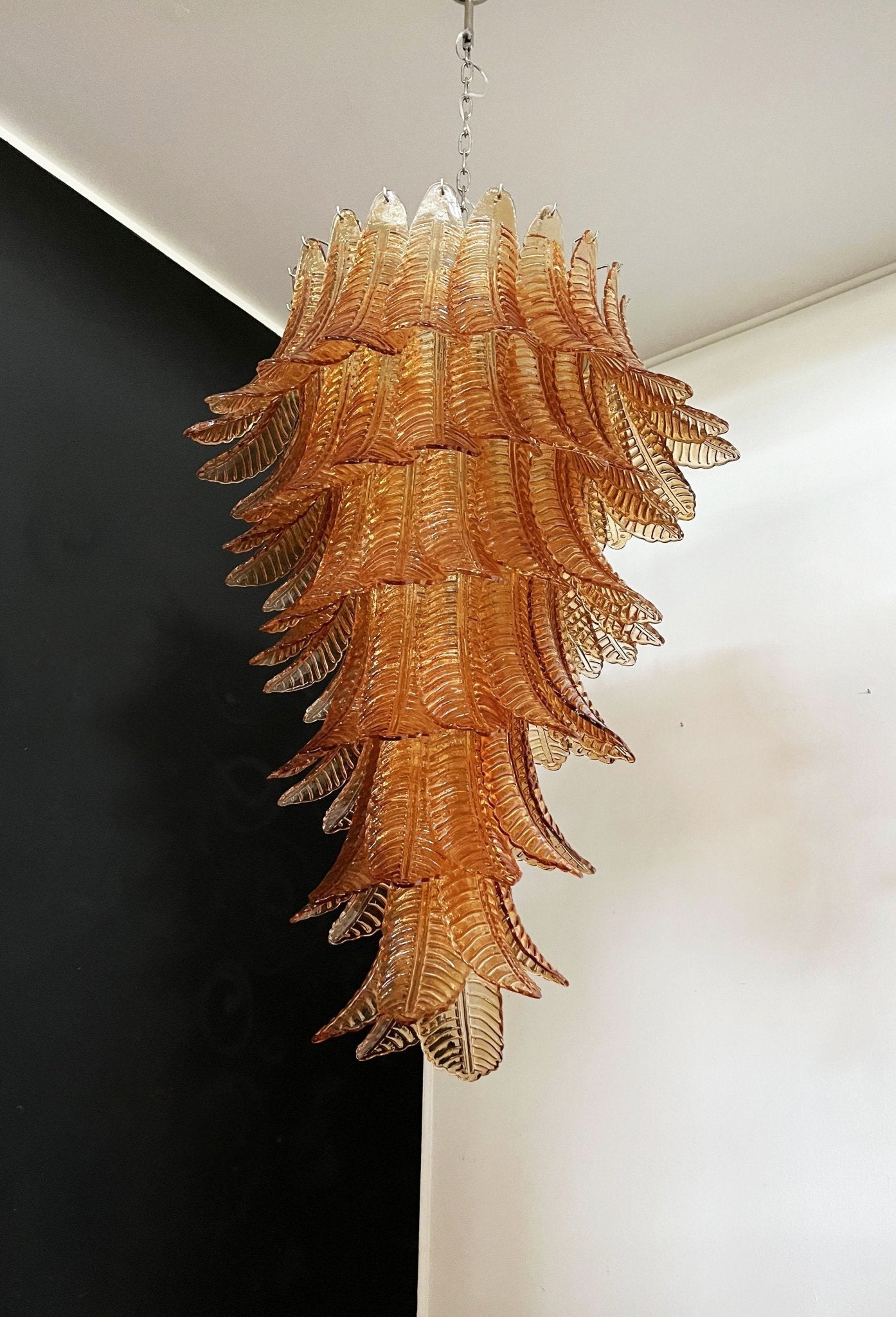 Rosalind Murano Amber Chandelier - Vakkerlight