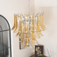 Murano Amber Lily Chandelier - Vakkerlight
