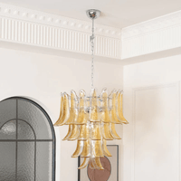 Murano Amber Lily Chandelier - Vakkerlight
