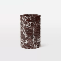 Rosso Levanto Marble Vessel - Vakkerlight