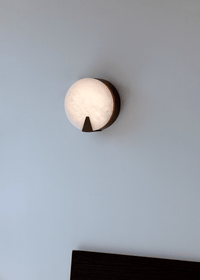 Solaris Halo Alabaster Wall Light - Vakkerlight