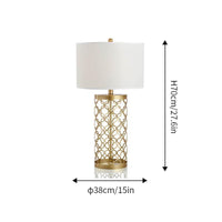 Openwork Metal Table Lamp - Vakkerlight
