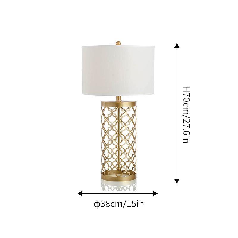 Openwork Metal Table Lamp - Vakkerlight