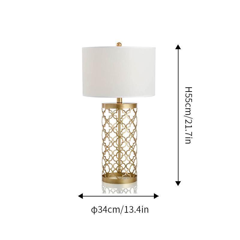 Openwork Metal Table Lamp - Vakkerlight