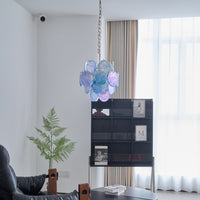 Aqua Blue Glass Murano Chandelier - Vakkerlight