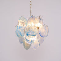 Aqua Blue Glass Murano Chandelier - Vakkerlight