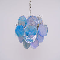 Aqua Blue Glass Murano Chandelier - Vakkerlight
