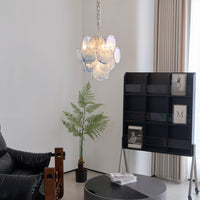 Aqua Blue Glass Murano Chandelier - Vakkerlight