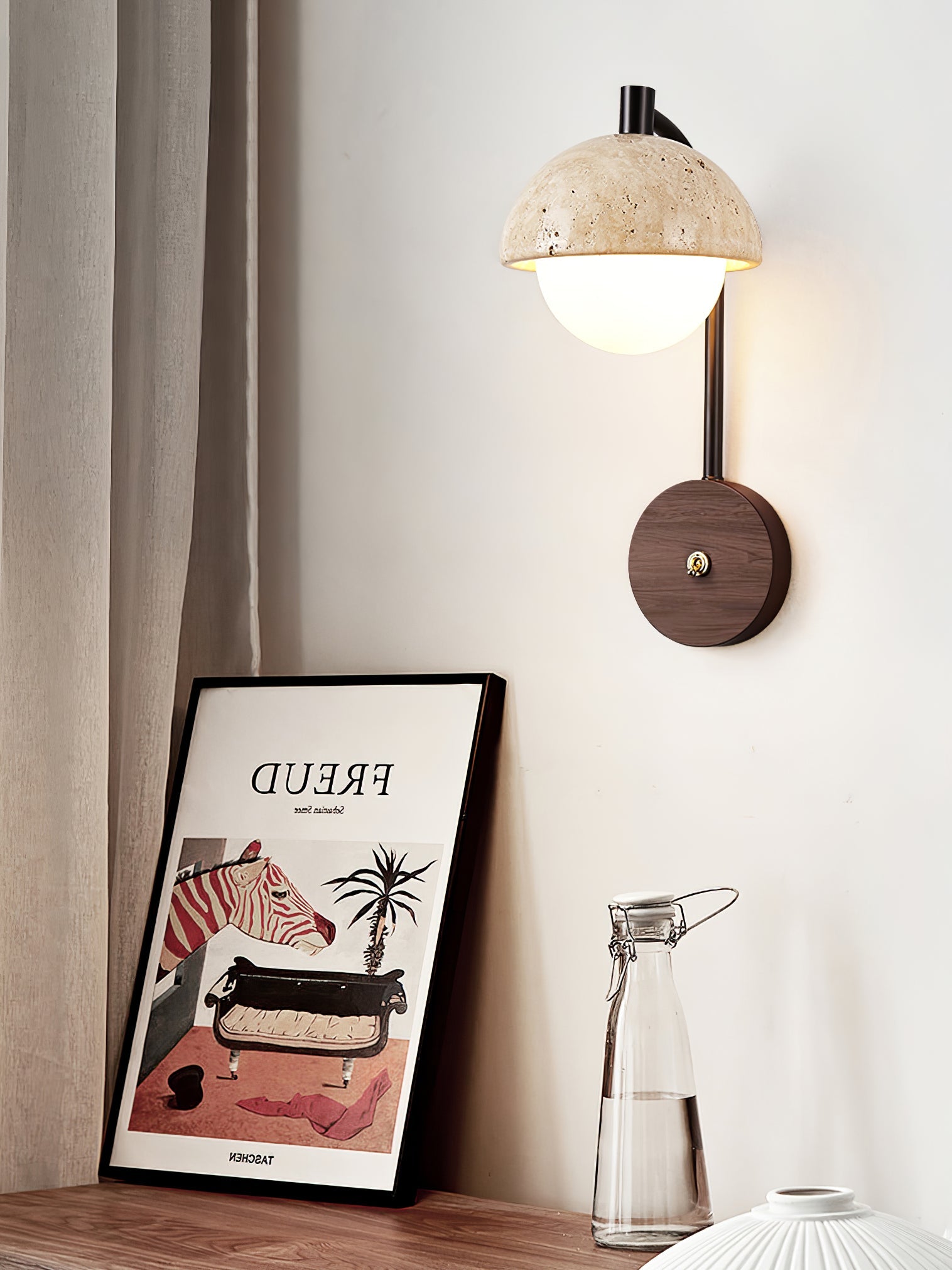 Arco Travertine Wall Lamp - Vakkerlight