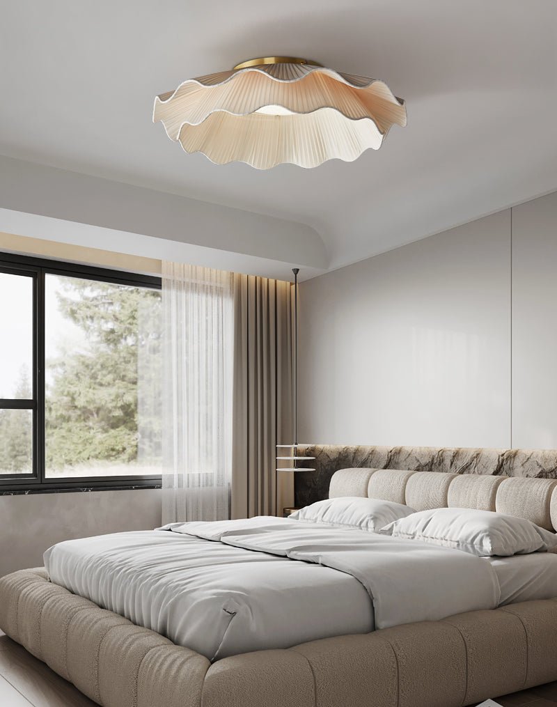 Arwen Fabric Wave Ceiling Lamp - Vakkerlight
