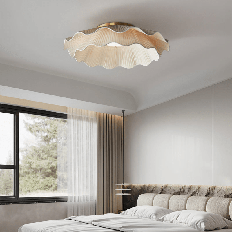 Arwen Fabric Wave Ceiling Lamp - Vakkerlight