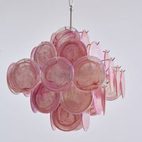 Aurelia Pink Murano Glass Chandelier - Vakkerlight