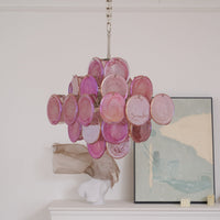 Aurelia Pink Murano Glass Chandelier - Vakkerlight