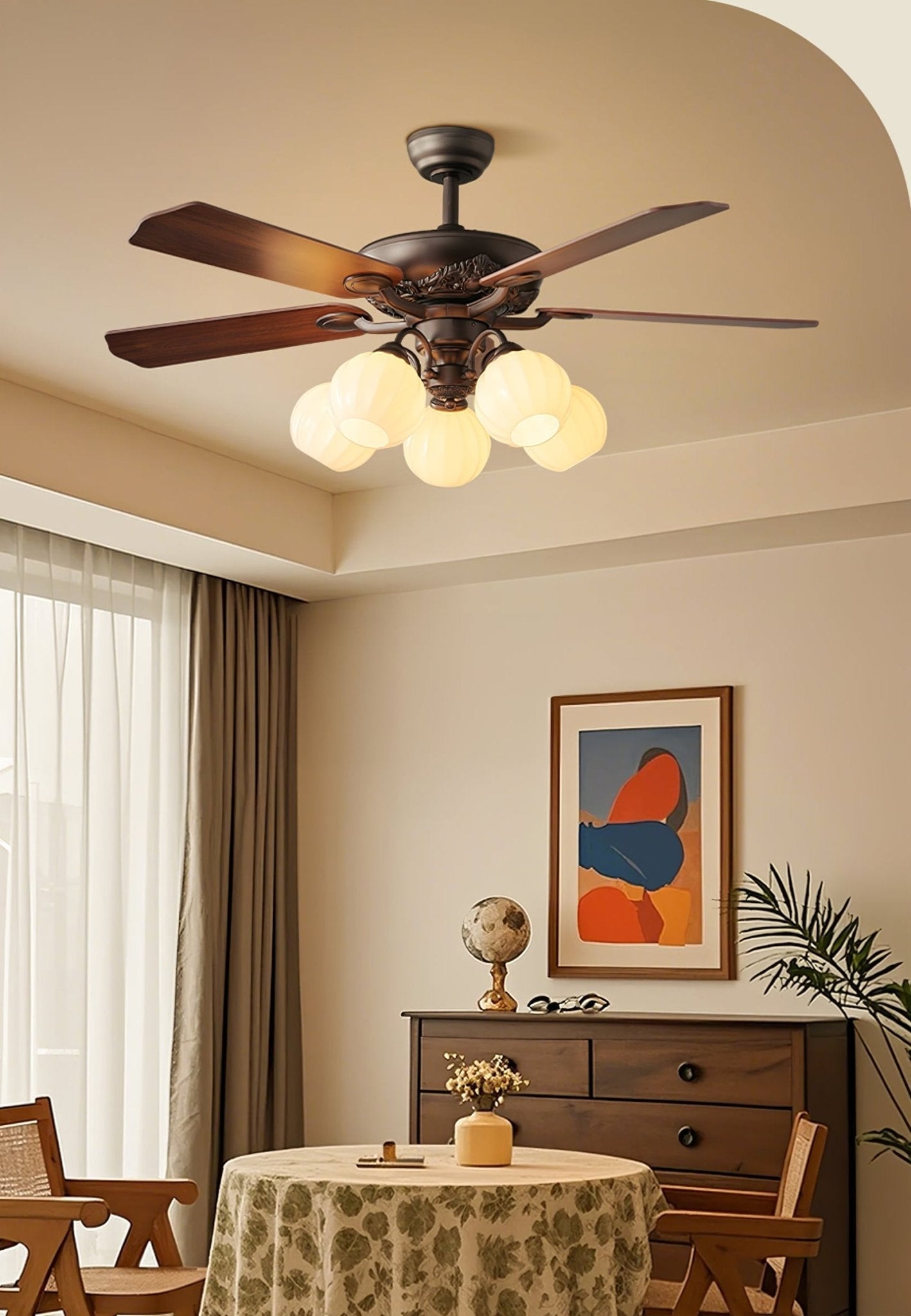 Aureole Breeze Ceiling Fan Light - Vakkerlight