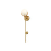 Ava Brass Alabaster Sconce, Modern light luxury style, suitable for living rooms and bedroom accent walls