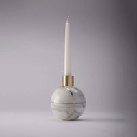 Axis Sphere Marble Candle Holder - Vakkerlight
