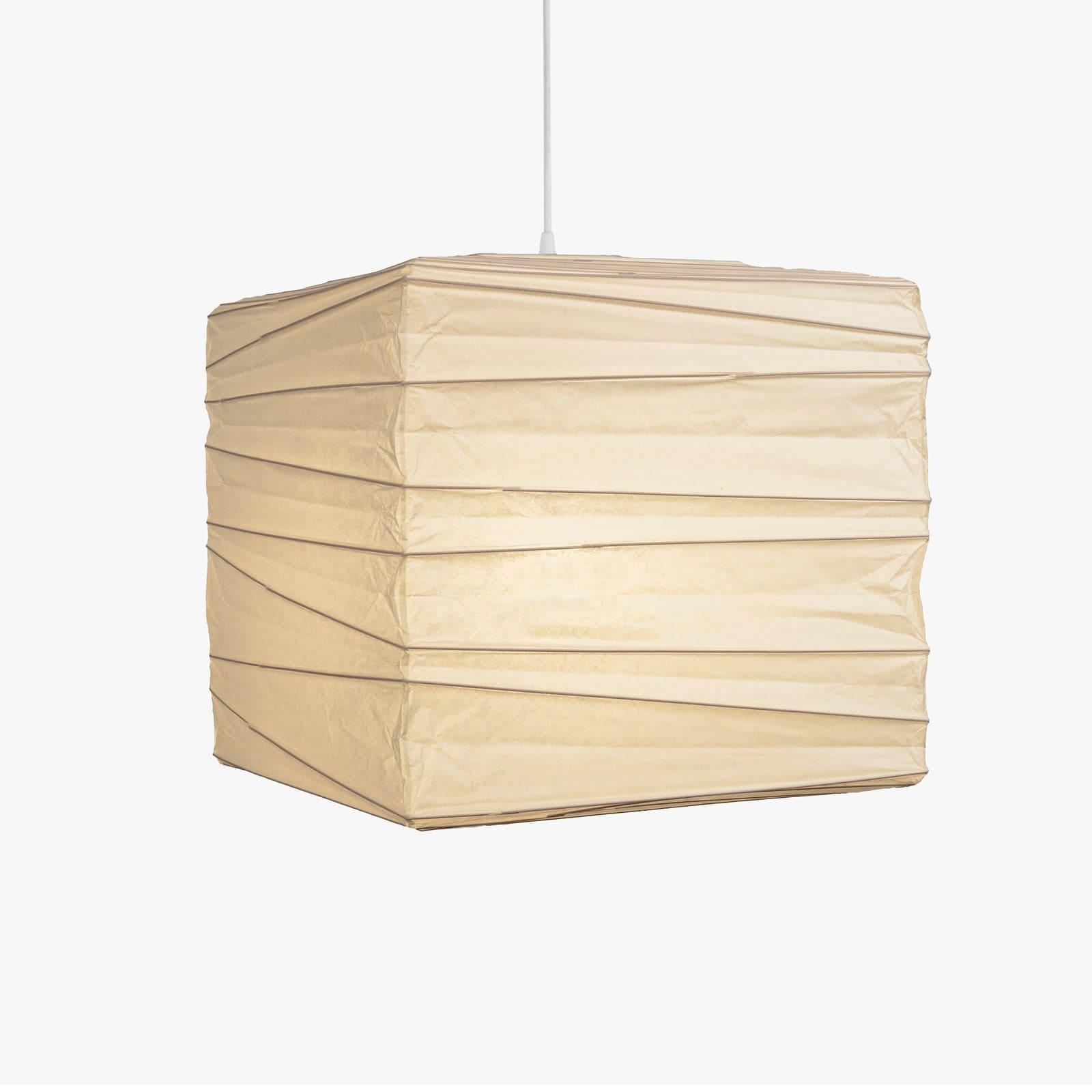 Ayla Paper Cube Pendant Lamp - Vakkerlight
