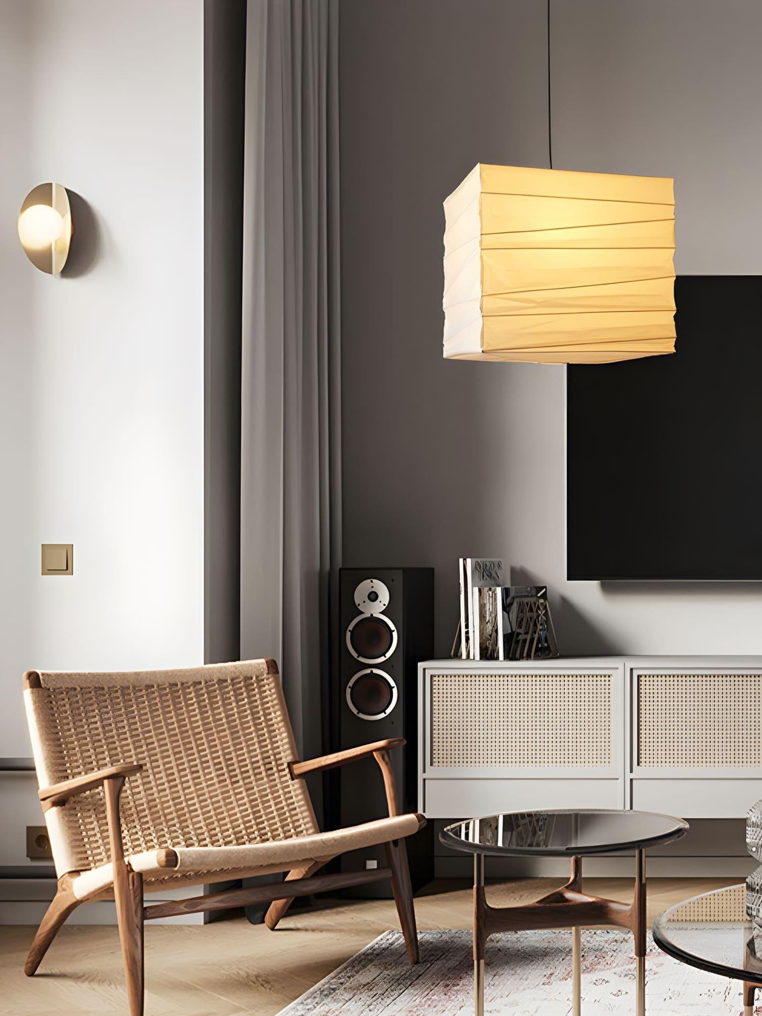Ayla Paper Cube Pendant Lamp - Vakkerlight