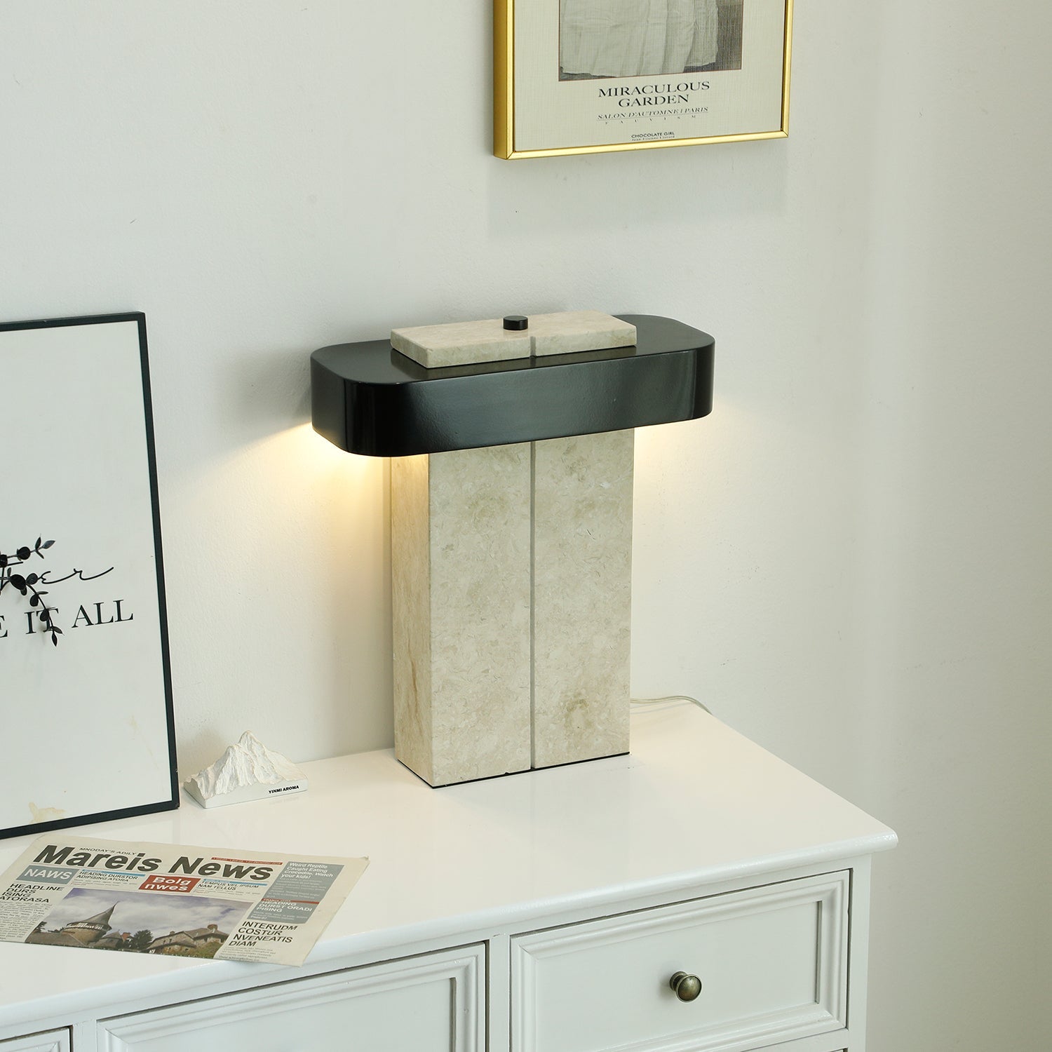 Bastion Marble Table Lamp - Vakkerlight