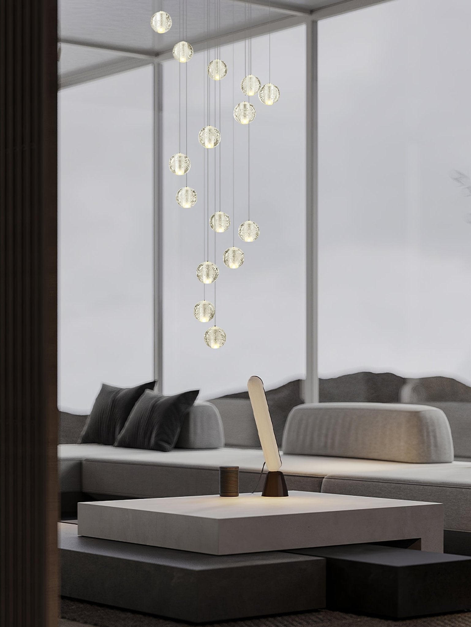 Crystal Bubbles Balls Pendant Lamp - Vakkerlight