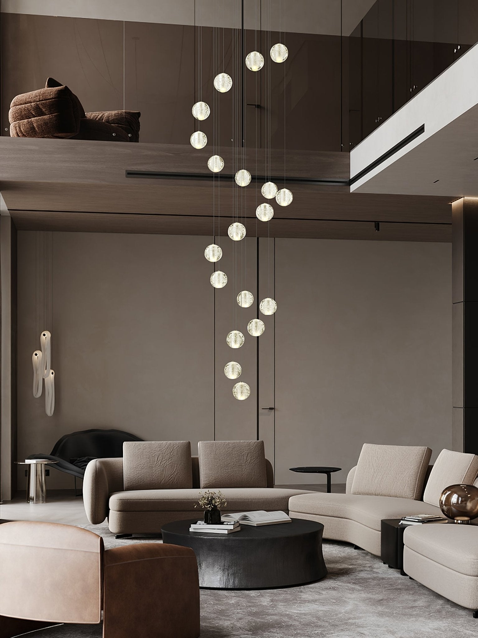 Crystal Bubbles Balls Pendant Lamp - Vakkerlight