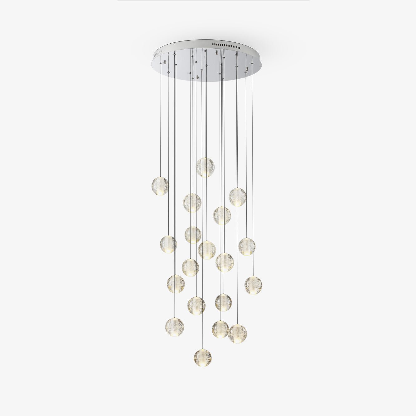 Crystal Bubbles Balls Pendant Lamp - Vakkerlight