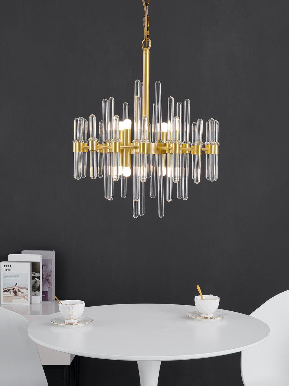 Vintage Antique Brass Chandelier - Vakkerlight