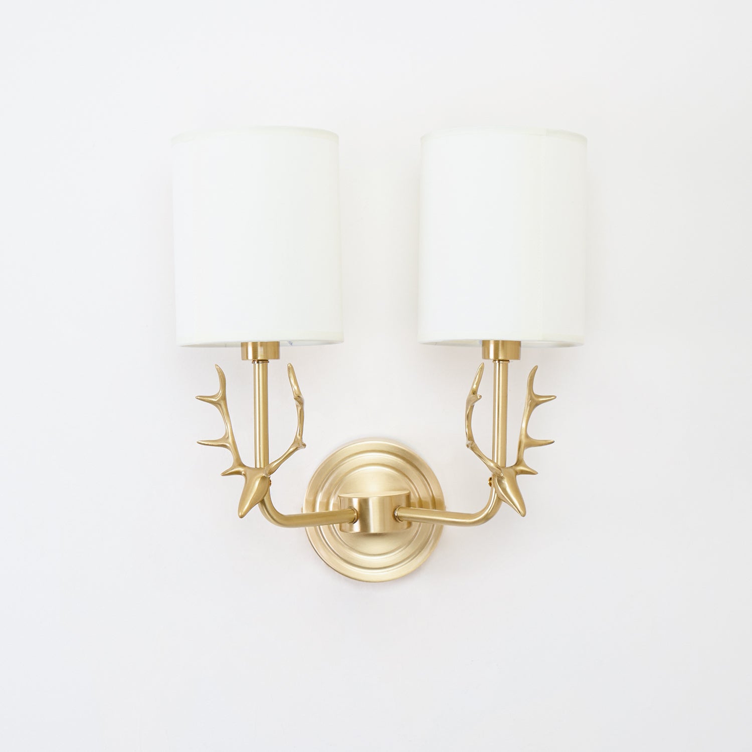 Brass Deer Head Wall Light - Vakkerlight