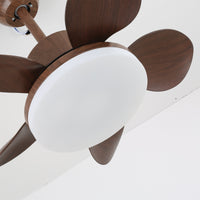 Terra Walnut Ceiling Fan Light - Vakkerlight