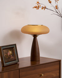 Cielo Wooden Rechargeable Table Lamp - Vakkerlight