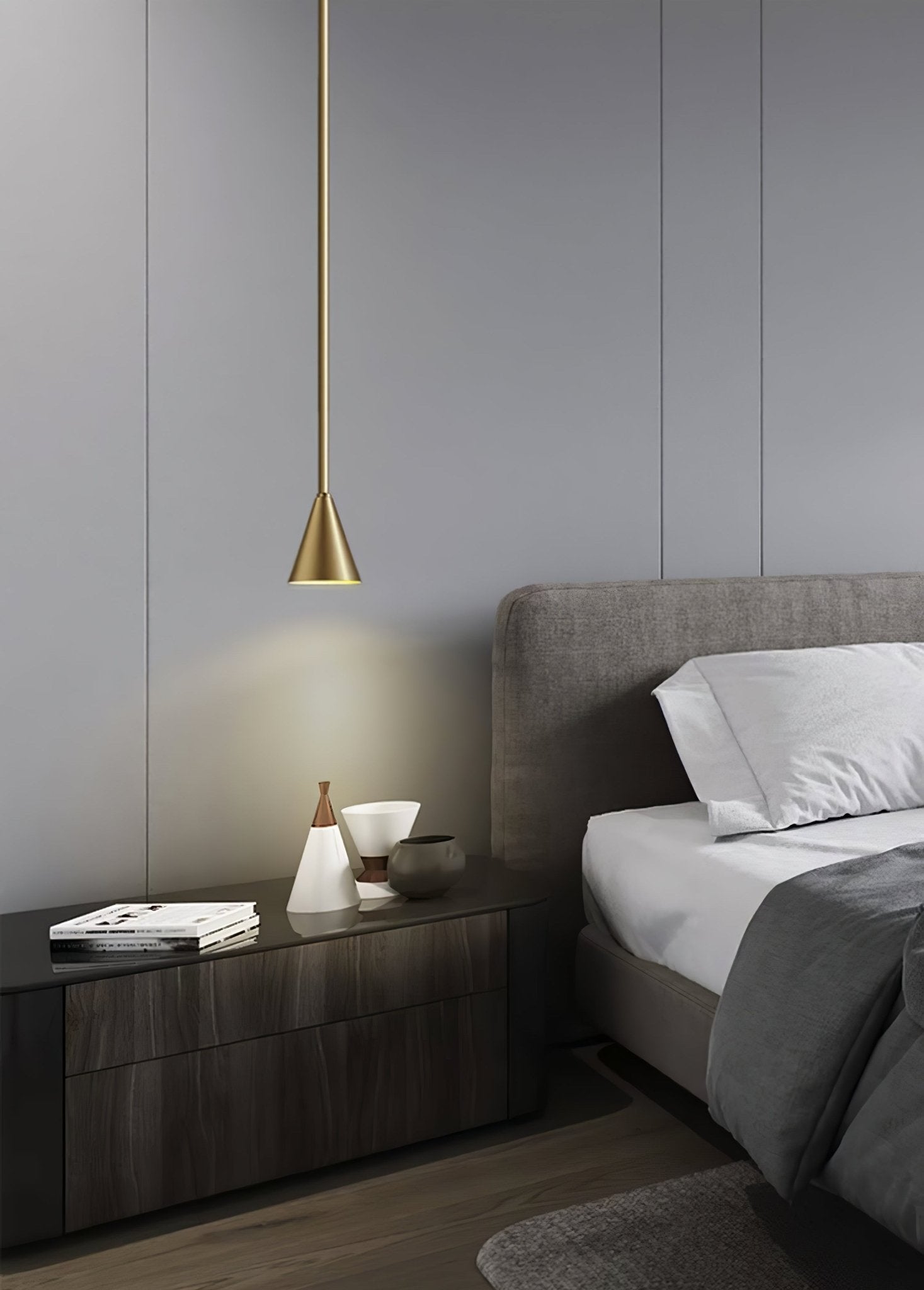 Conica Brass Pendant Light - Vakkerlight