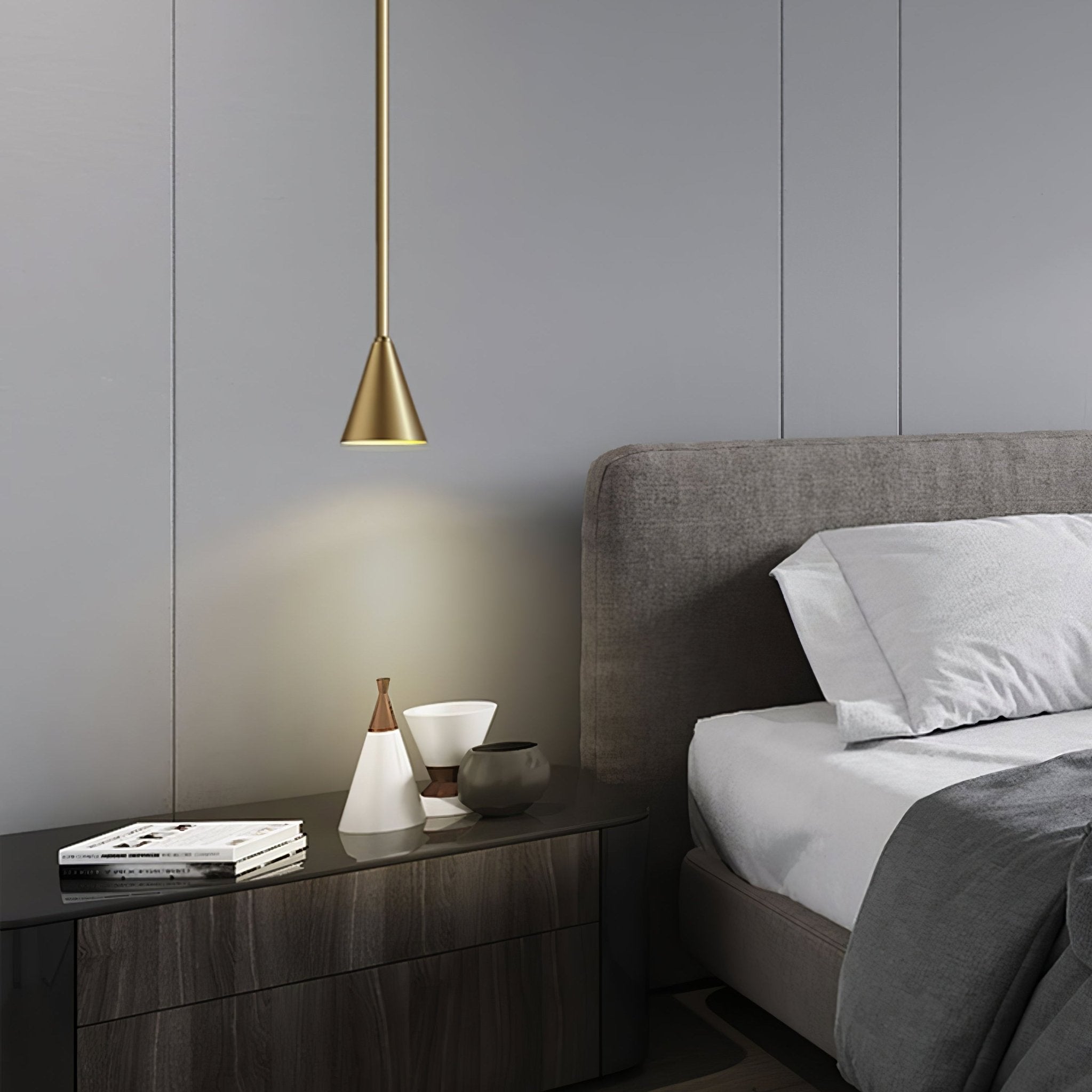 Conica Brass Pendant Light - Vakkerlight