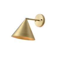 Conica Brass Wall Light - Vakkerlight