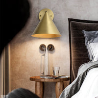 Conica Brass Wall Light - Vakkerlight