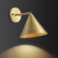 Conica Brass Wall Light - Vakkerlight