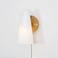 Conical Glass Plug - in Wall Lamp - Vakkerlight