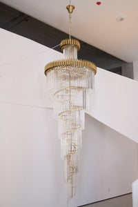 Crystal Spiral Chandelier - Vakkerlight