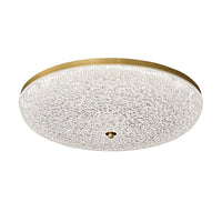 Crystalline Round Ceiling Lamp - Vakkerlight