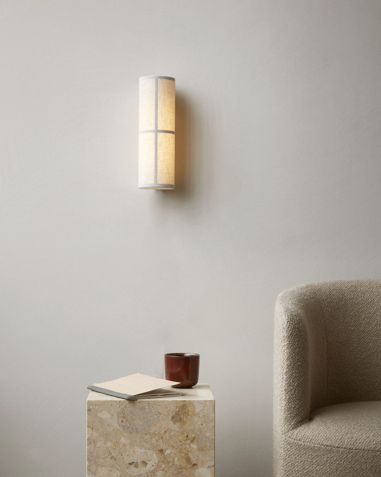 Cylinder Fabric Wall Lamp - Vakkerlight