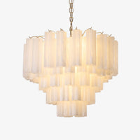 Frosted Murano Cascade Chandelier - Vakkerlight