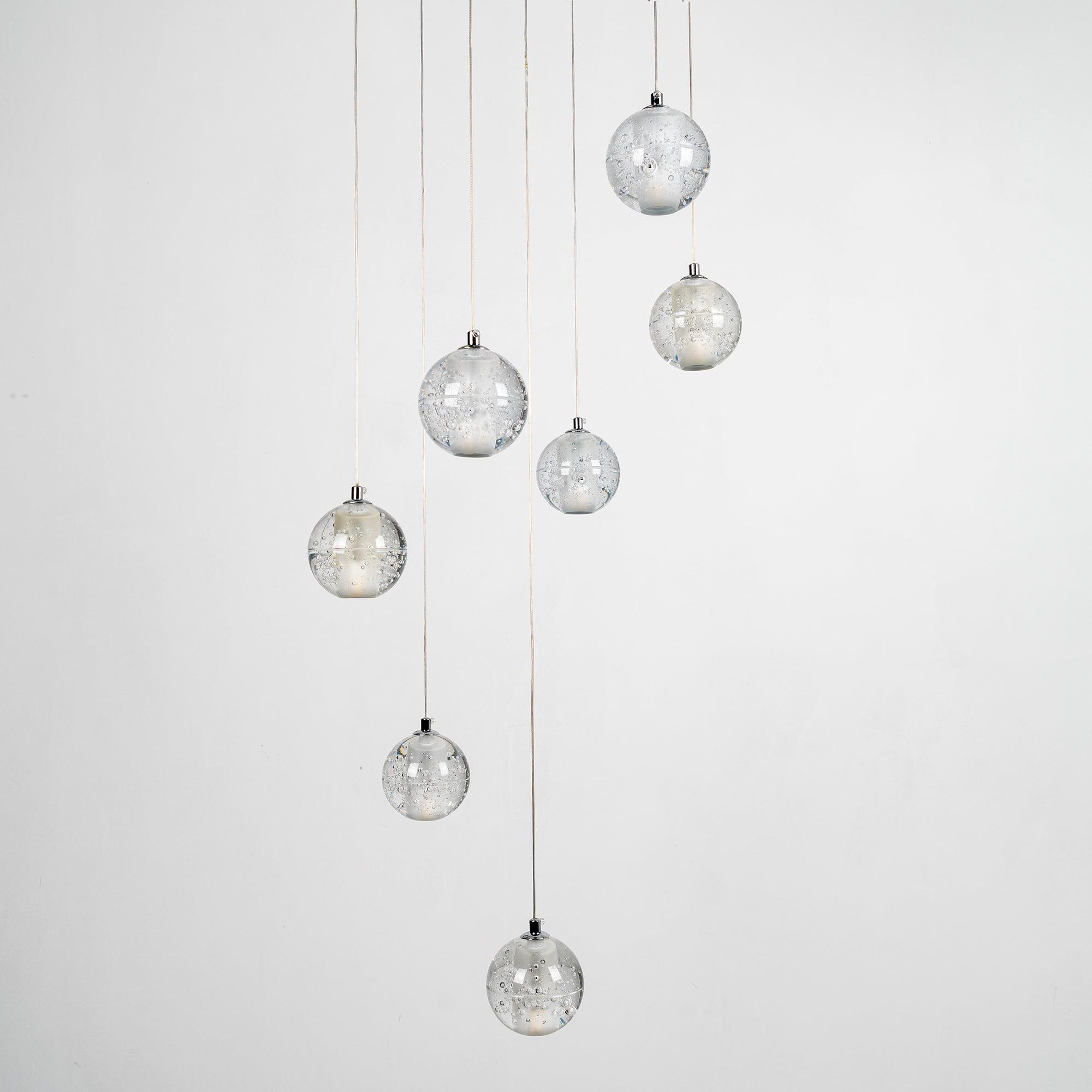 Crystal Bubbles Balls Pendant Lamp - Vakkerlight