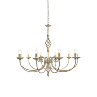Vakker Limited French Vintage 9-Light Chandelier — Brass Vintage Wholesale Lighting for Dining Rooms
