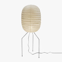 Ellipsa Rice Paper Lantern Floor Lamp - Vakkerlight