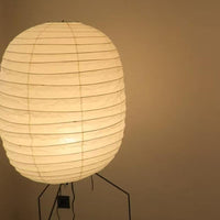 Ellipsa Rice Paper Lantern Floor Lamp - Vakkerlight